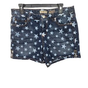 Nine West Vintage America Collection Denim Shorts Womens 12/31 Blue Festival